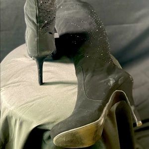 Madeline Girl Knee High Boots with Stiletto Heel